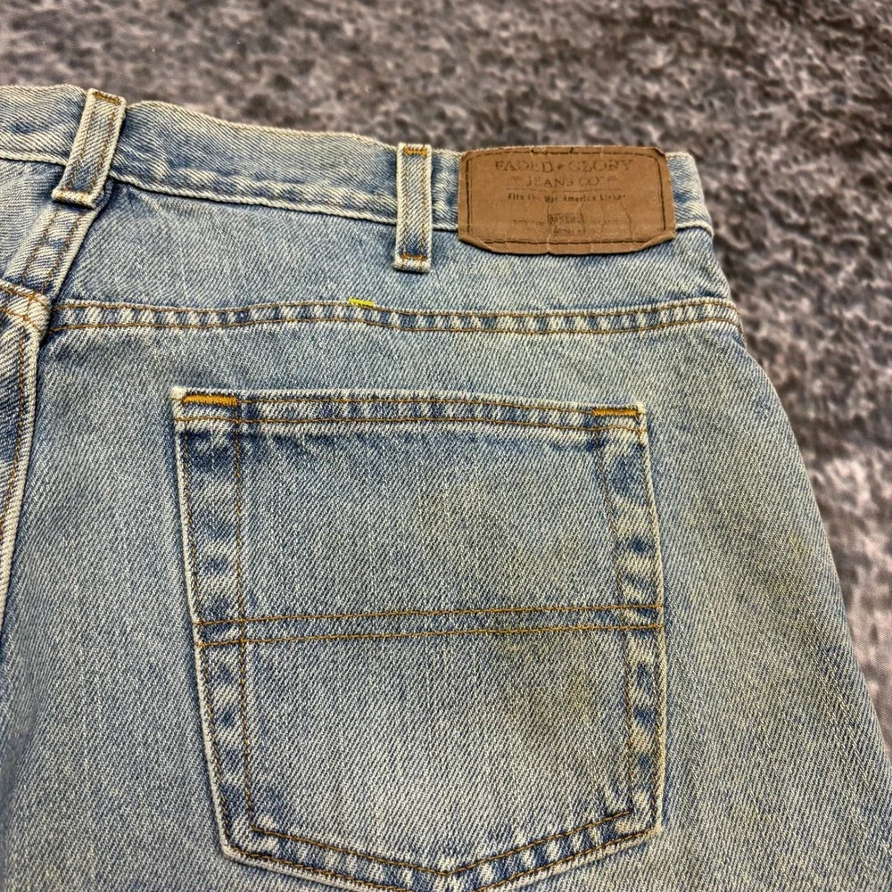 Faded Glory Jorts Mens 36 Blue Relaxed Baggy Skater Vintage Y2K‎ Denim Shorts